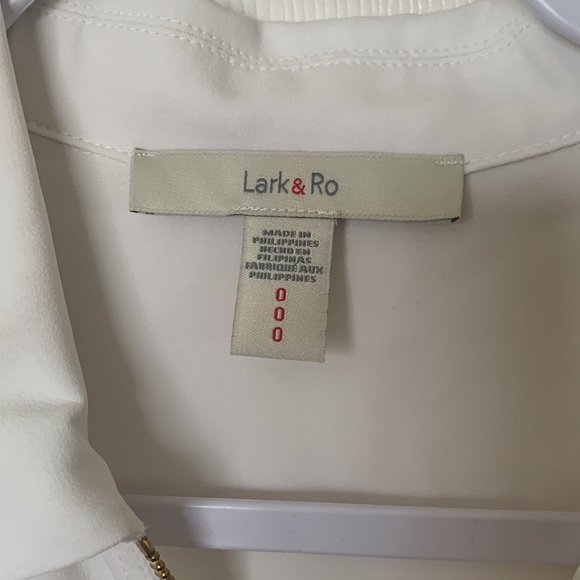 Lark & Ro Women's Loose Fit Half-Zip Popover Shirt - Picture 7 of 11